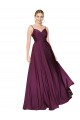 Cheap Sleeveless High Neck Stretch Crepe Wild Berry Long Formal Dress Canada