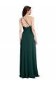 Cheap Sleeveless One Shoulder Stretch Crepe Midnight Green Long Formal Dress Canada