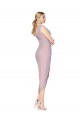 Cheap Sleeveless High Neck Chiffon Primrose Cocktail Length High Low Formal Dress Canada