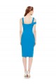 Cheap Sleeveless Stretch Crepe Cocktail Length Formal Dress Canada