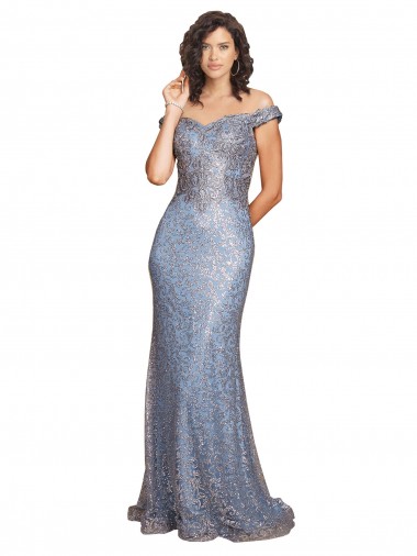 Cheap Sleeveless Sweetheart Sequin Long Formal Dress Canada