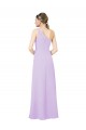 Cheap Sleeveless One Shoulder Chiffon Lilac Long Formal Dress Canada