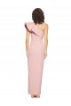 Cheap Sleeveless One Shoulder Stretch Crepe Mauve Long Formal Dress Canada