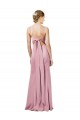 Cheap Sleeveless Square Neck Stretch Crepe Black Long Formal Dress Canada