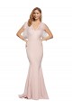 Cheap Sleeveless Sweetheart Stretch Crepe & Tulle Mauve Long Formal Dress Canada