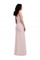 Cheap Sleeveless Spaghetti Straps Stretch Crepe Long Formal Dress Canada